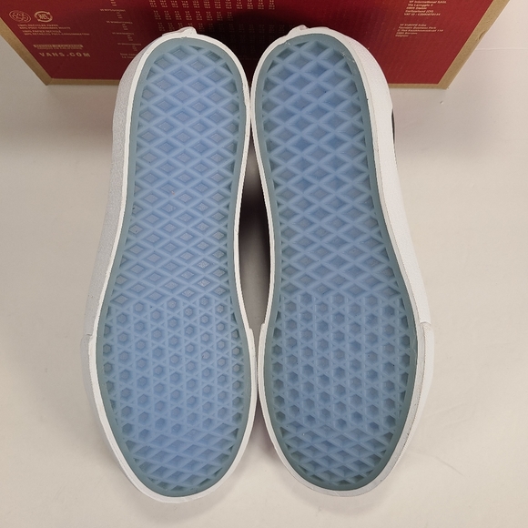 Vans Old Skool Platform Holo Sidestripe Black True White Sneakers Women Size 9.5 - Picture 10 of 12